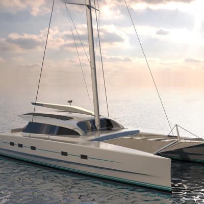 M60 Full Carbon High Performance Sailing Catamaran