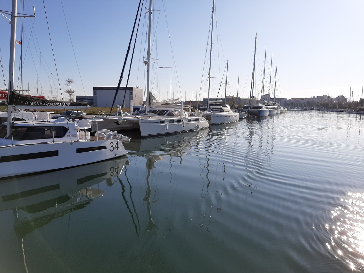 Canet en Roussillon - many catamarans