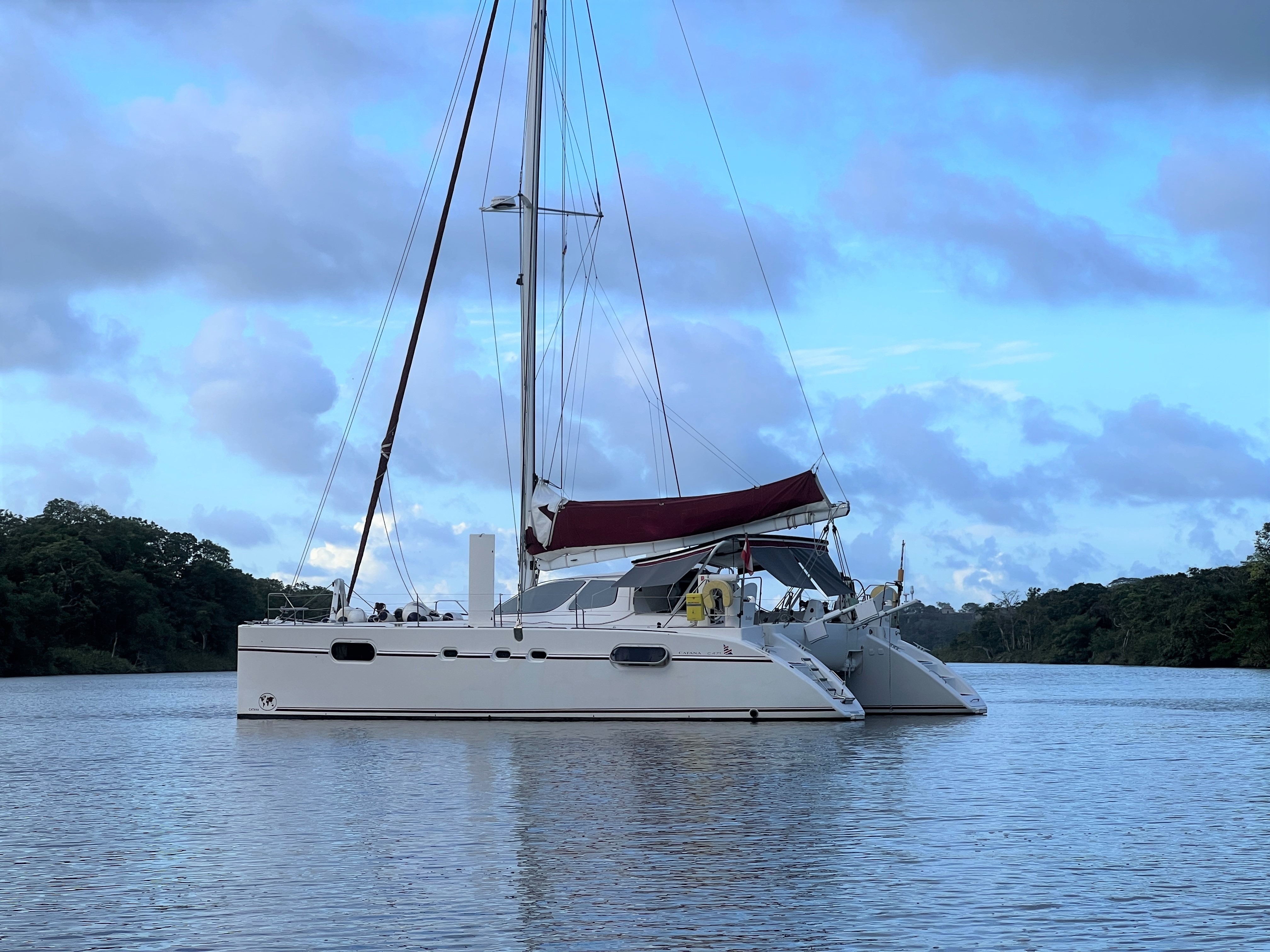 Catana 471 at anchorage