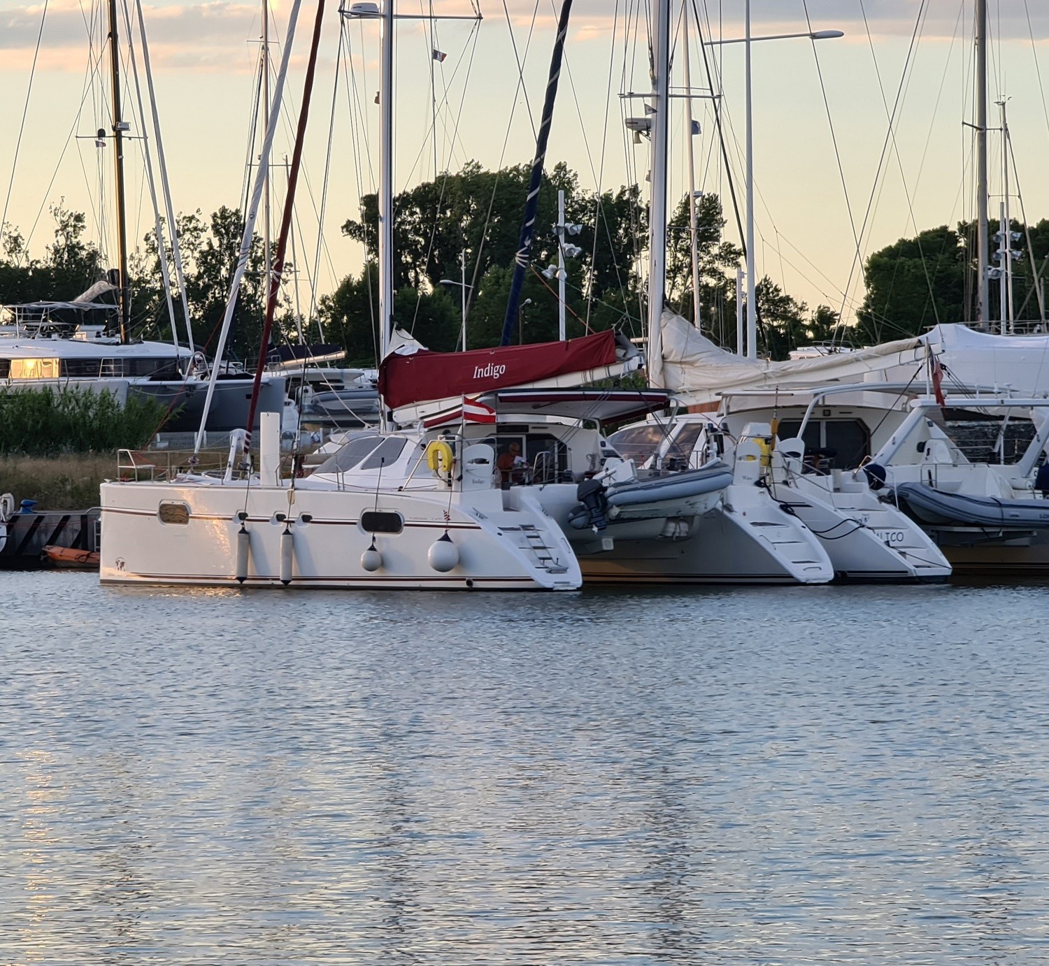 Catana 471 before departure