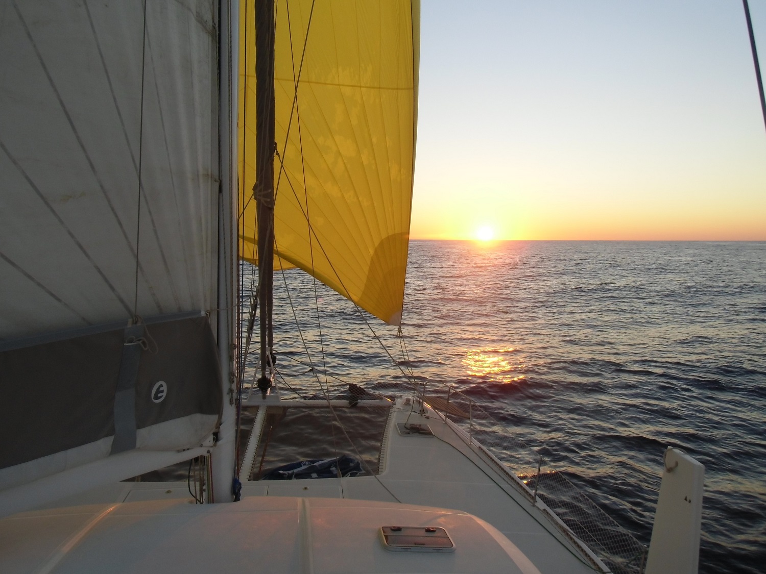 catana 50 under spinnaker