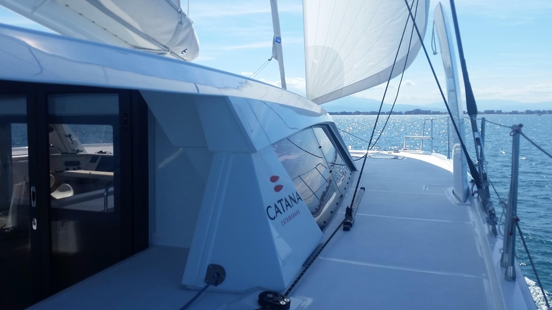 Catana 53 under sails