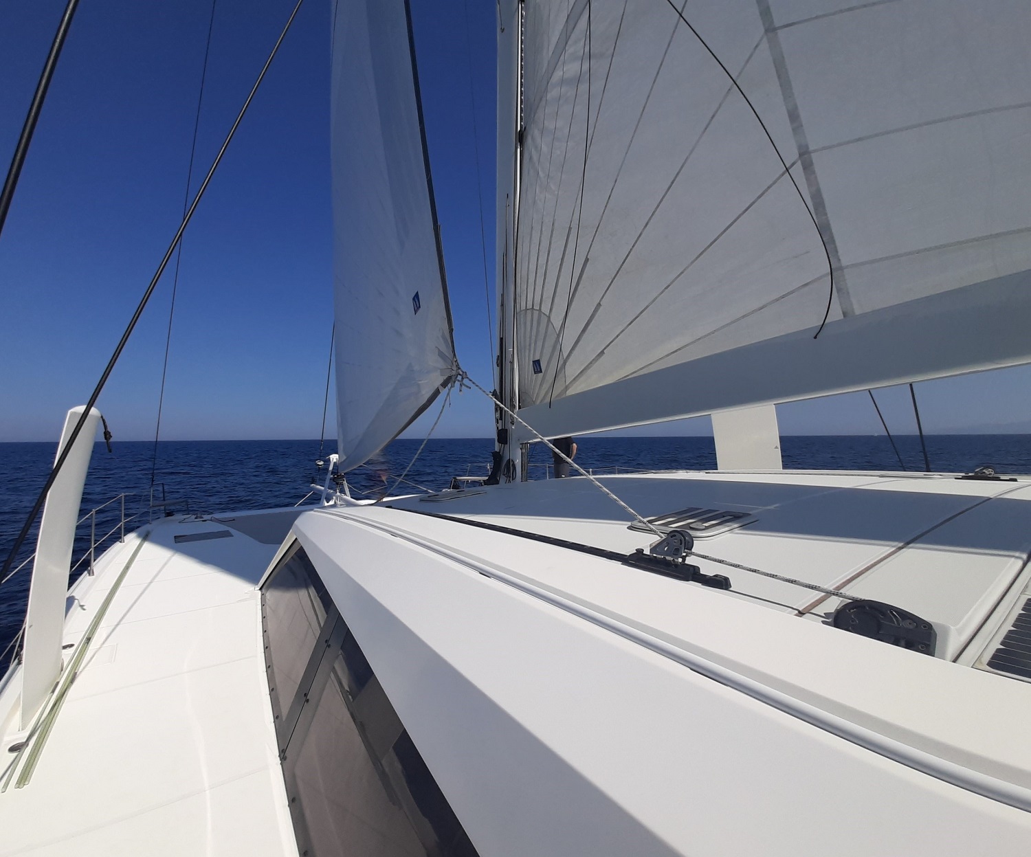 Catana 62 under sails