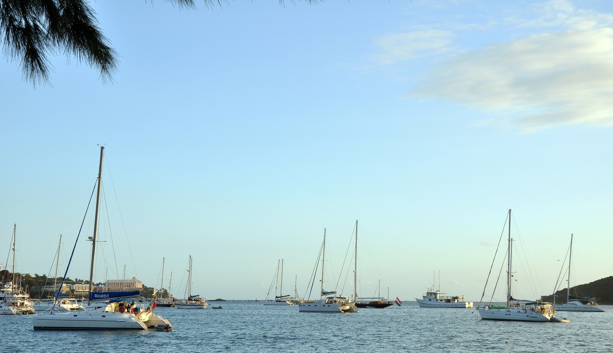 Charlotte amalie harbor st thomas virgin islands usa