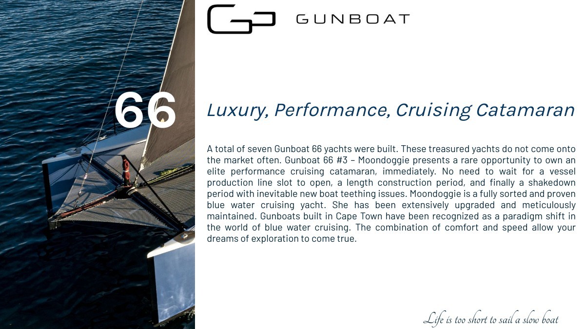 For Sale - Gunboat 66