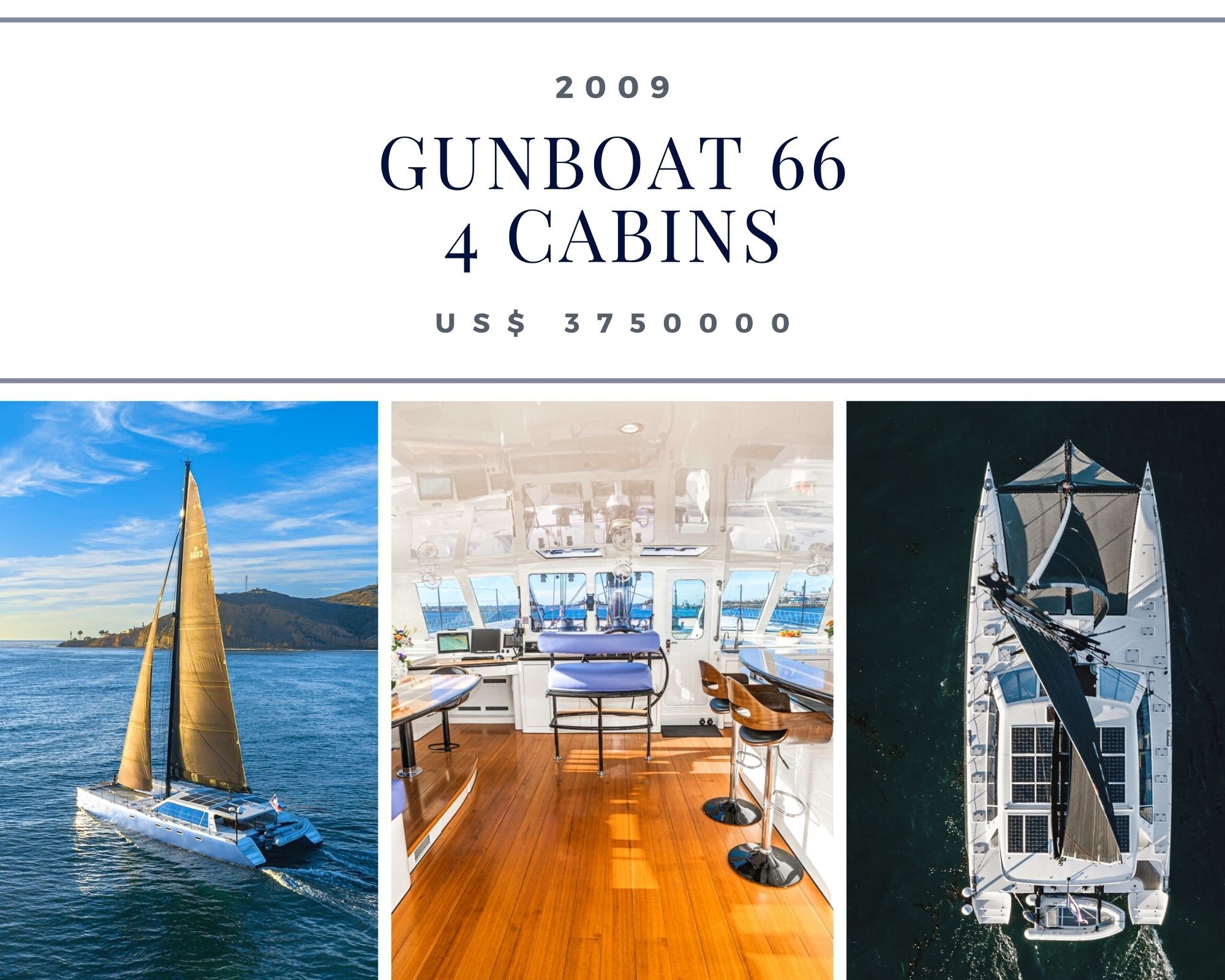 For sale gunboat 66