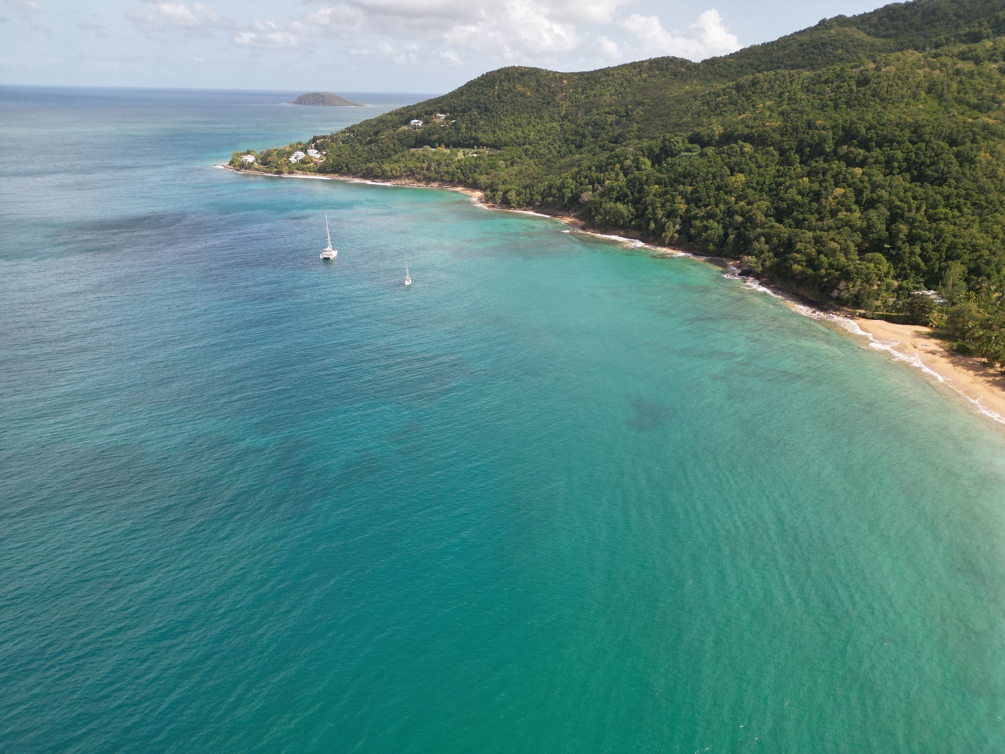 Grande anse au nord de deshaie