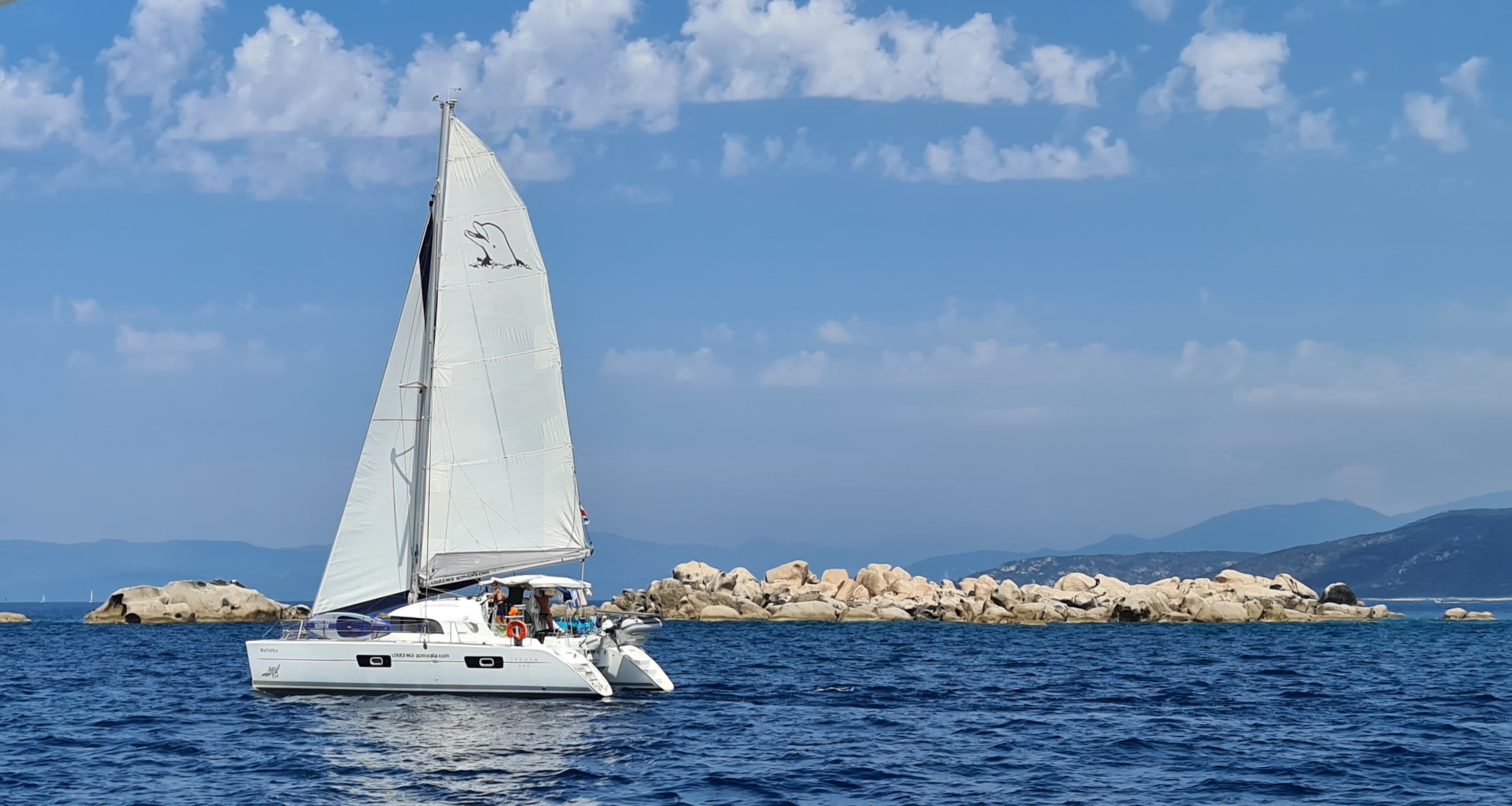 Lagoon 380 in corsica