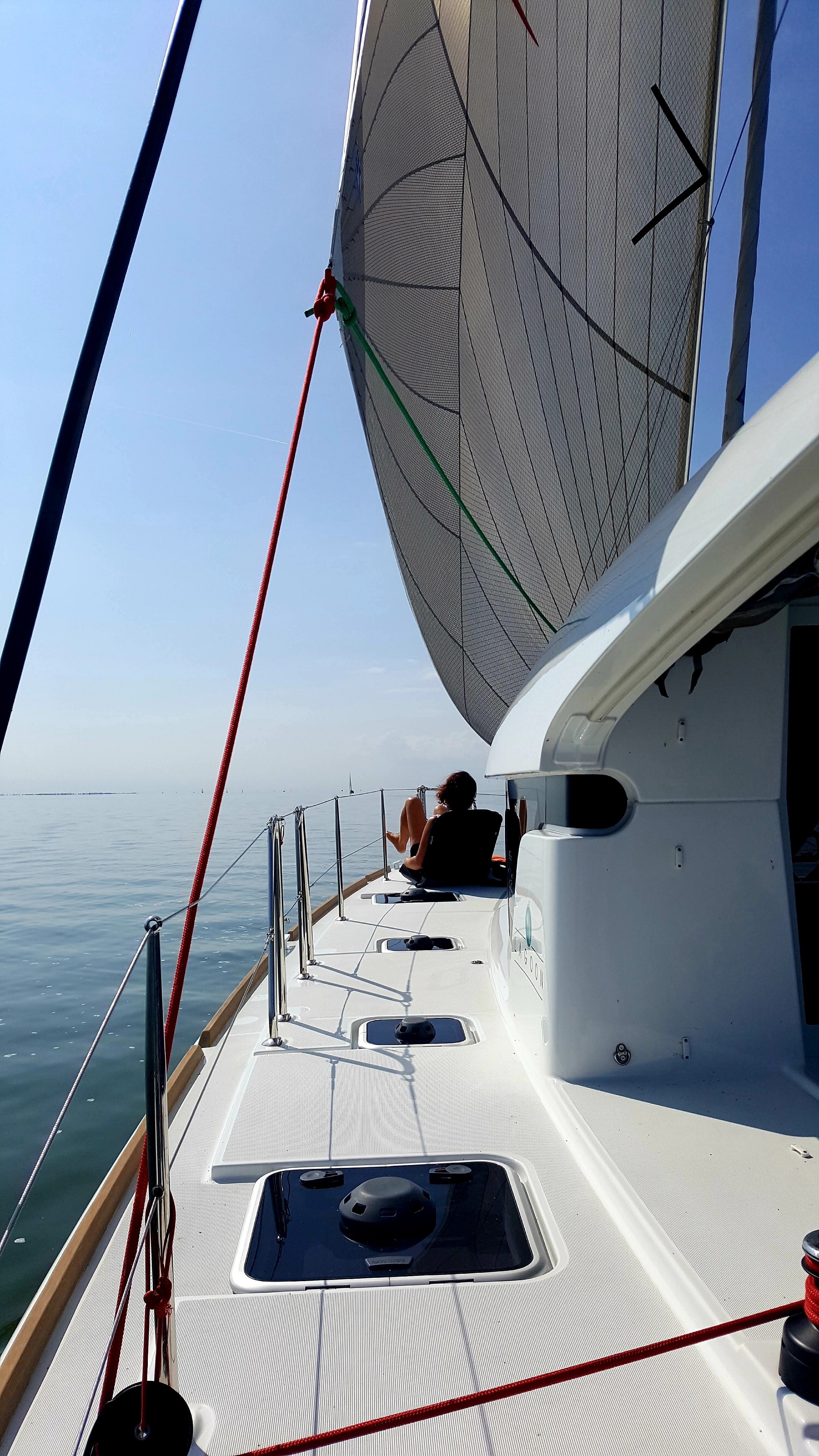 Lagoon catamarans sailing