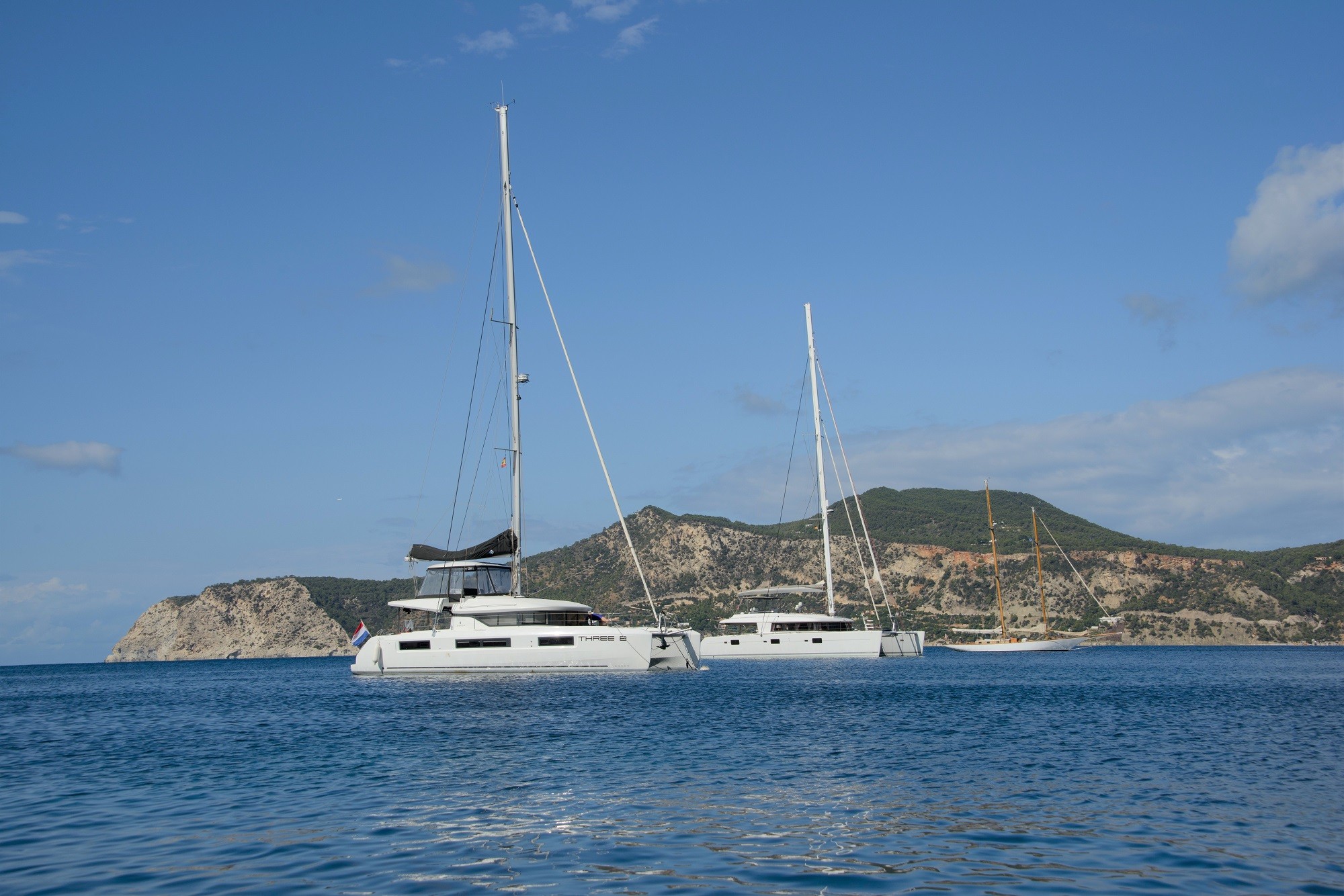 Lagoons catamarans in ibiza spain 