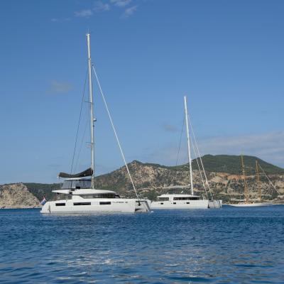 Lagoons catamarans in ibiza spain 