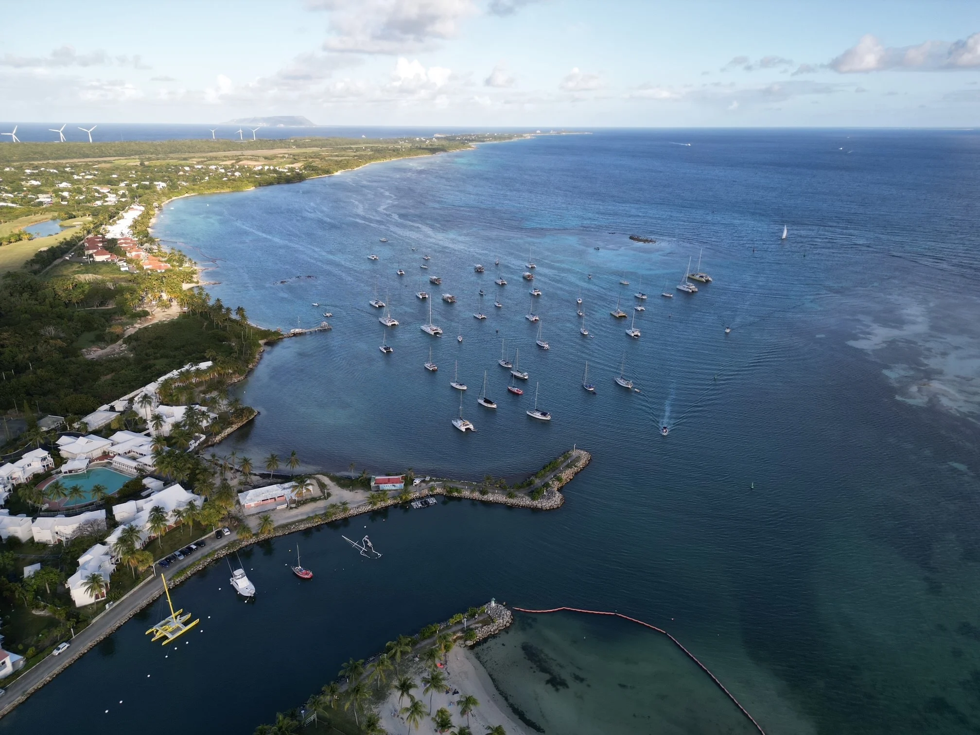 Mouillage du francois guadeloupe