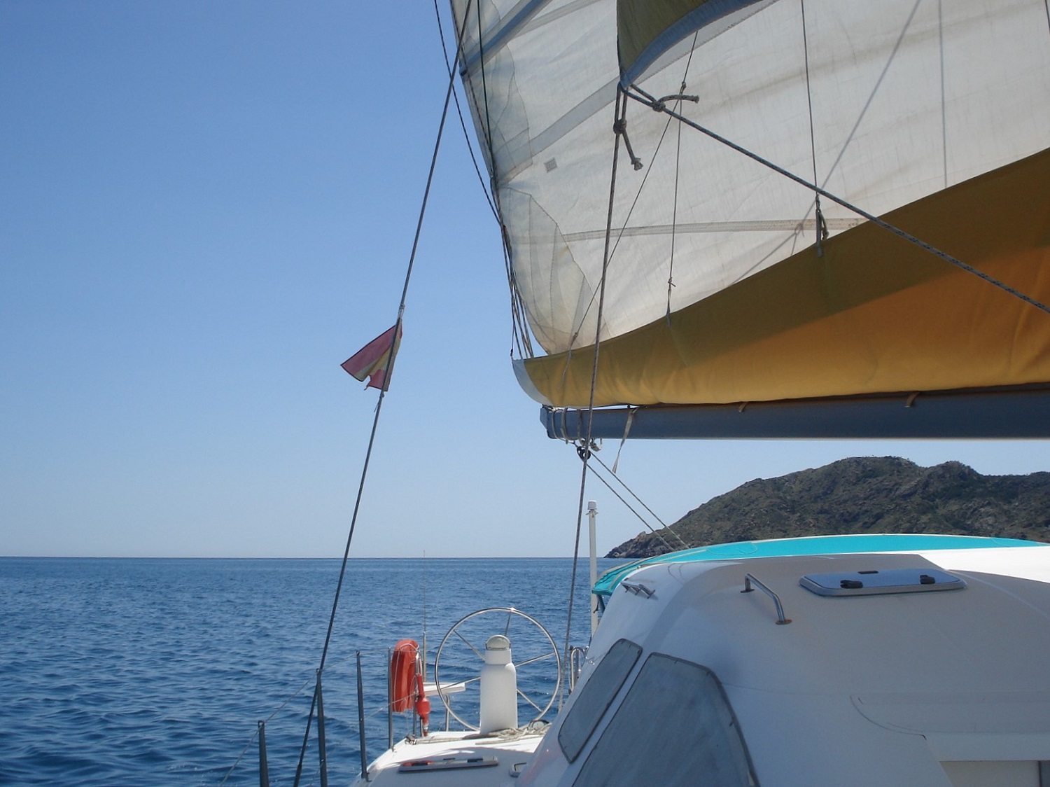 Nautitech 435 sailing in Spain