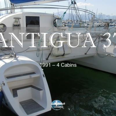 Sold by multihull antigua 37 4 cabins 1991