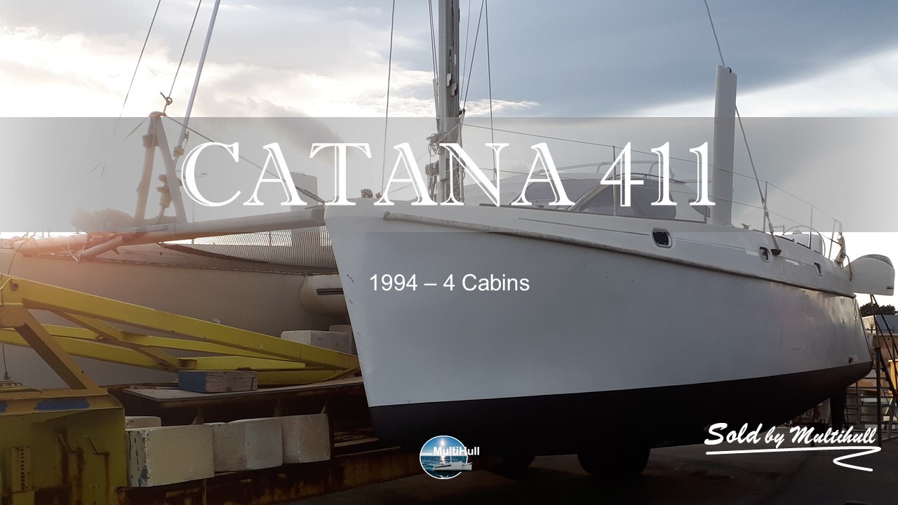 Sold by multihull catana 411 1994