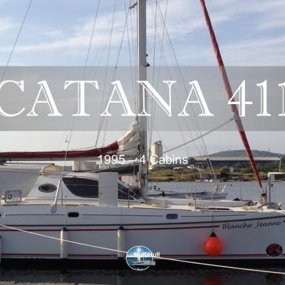 Sold by multihull catana 411 1995 4 cabines