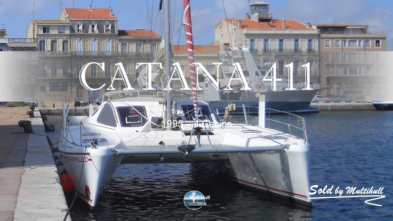 Sold by multihull catana 411 1995 4 cabins