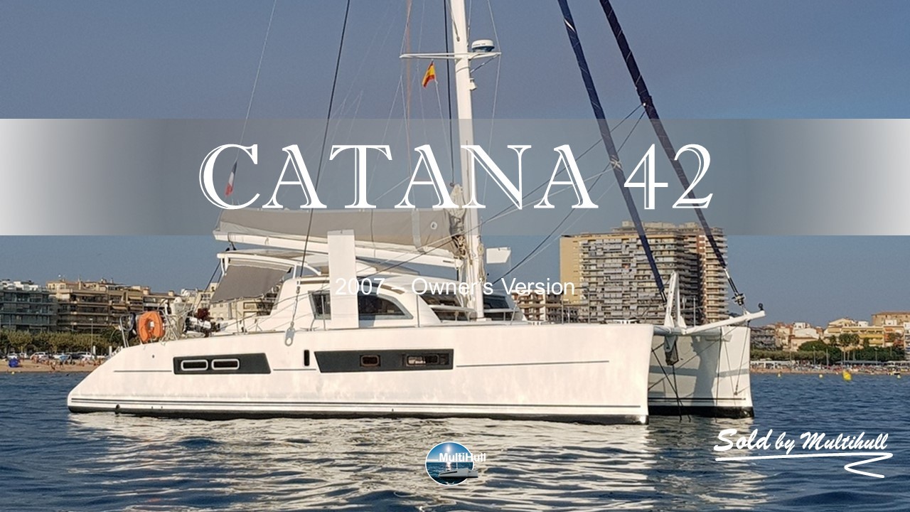 Sold by multihull catana 42 2007 4 cabines