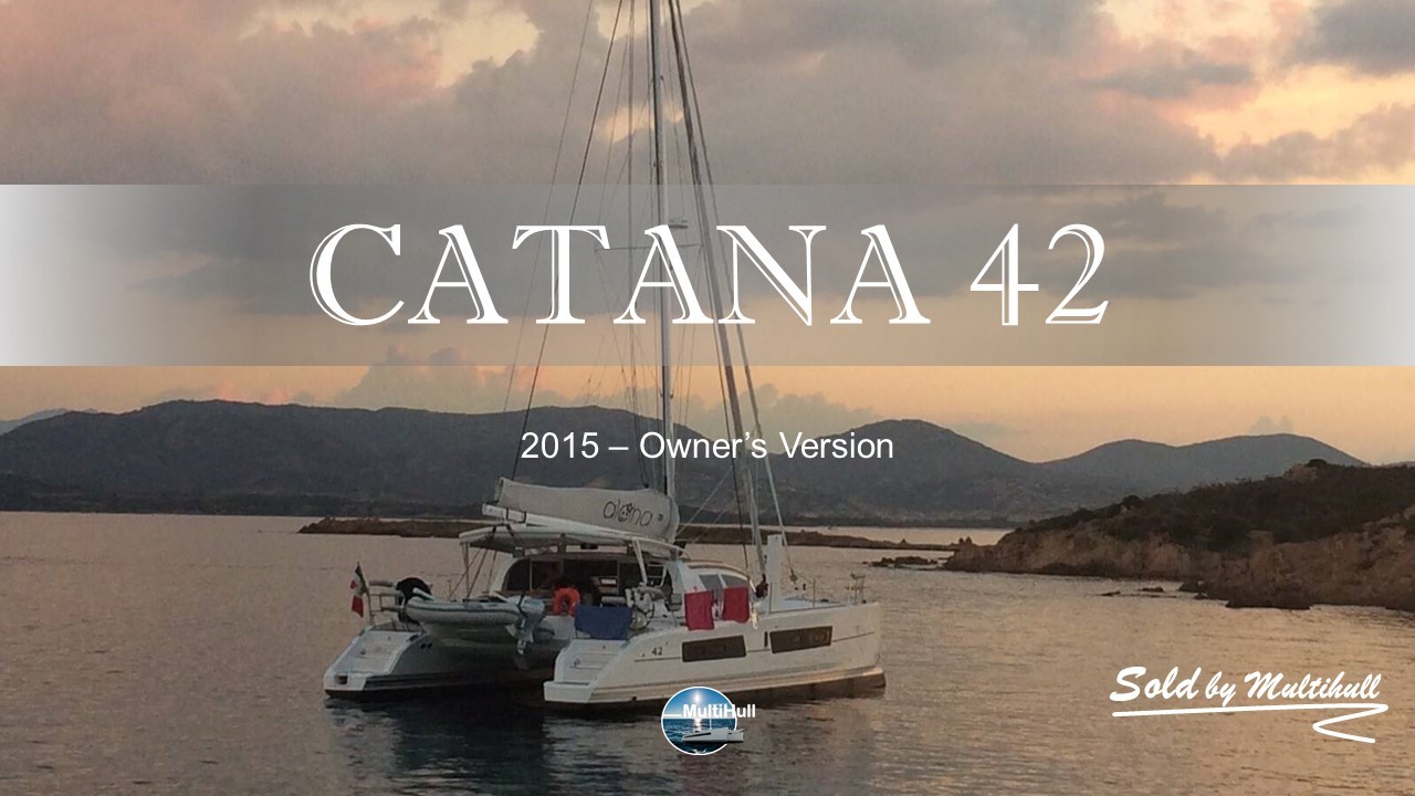 Sold by multihull catana 42 2015 owner s version