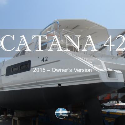 Sold by multihull catana 42 3 cabins 2015