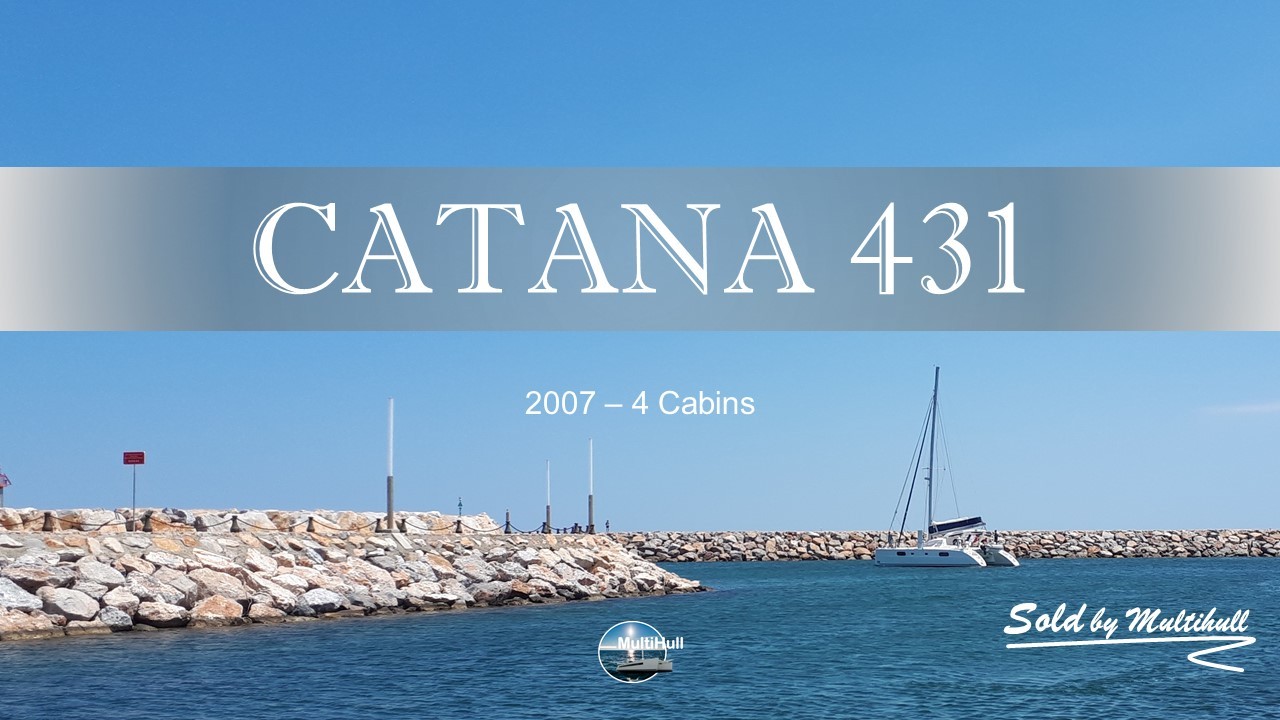 Sold by multihull catana 431 2007 4 cabines