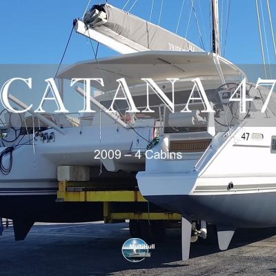 Sold by multihull catana 47 4 cabines 2009