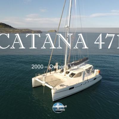 Sold by multihull catana 471 2000 owner s version 1