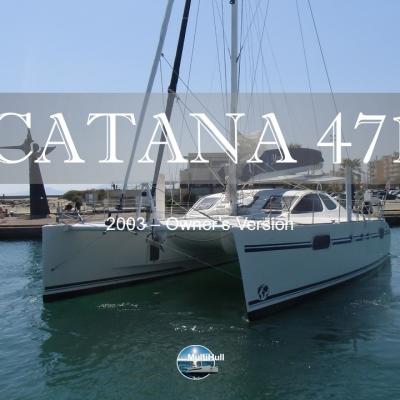 Sold by multihull catana 471 2003 owner s version 1