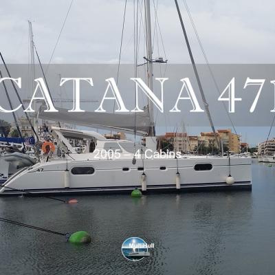 Sold by multihull catana 471 2005 4 cabins