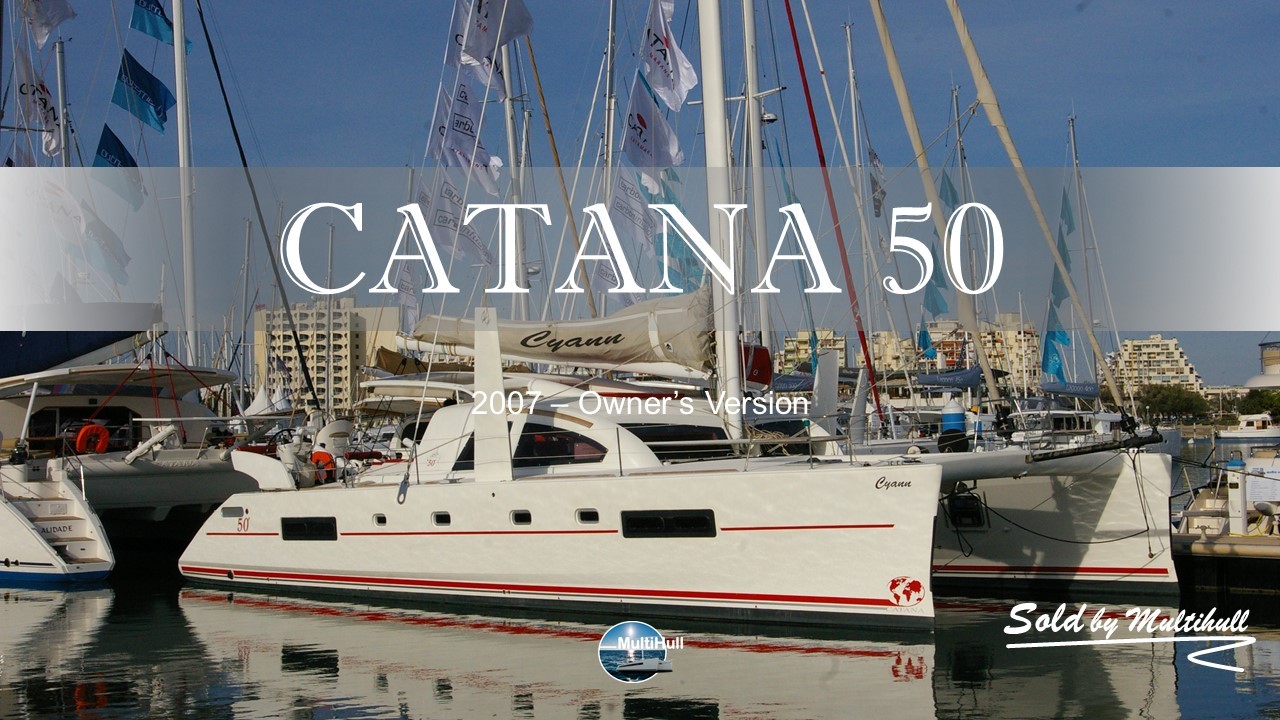 Sold by multihull catana 50 2007 owner s version