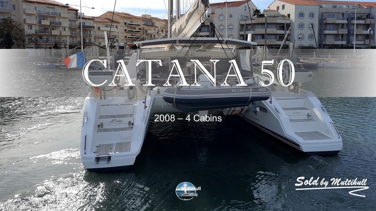 Sold by multihull catana 50 2008 4 cabines