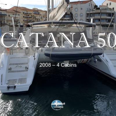Sold by multihull catana 50 2008 4 cabines