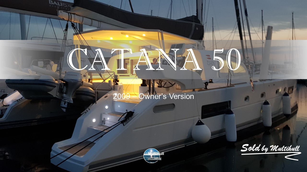 Sold by multihull catana 50 2009 owner s version 