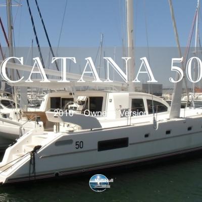 Sold by multihull catana 50 2010 owner s version