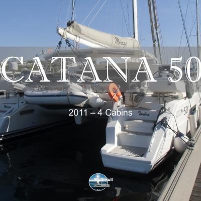 Sold by multihull catana 50 2011 4 cabines