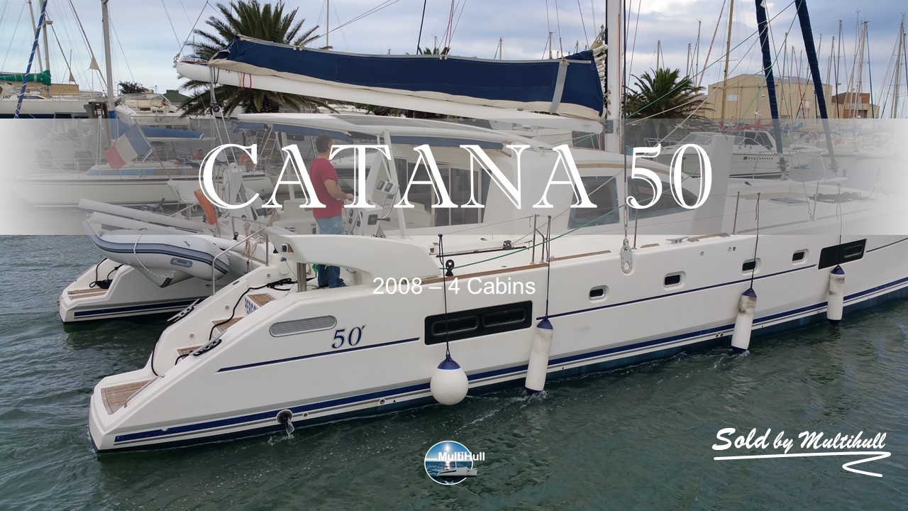 Sold by multihull catana 50 4 cabines 2008