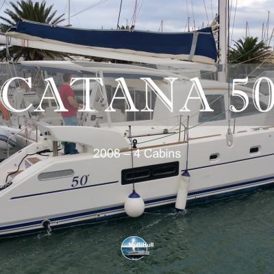 Sold by multihull catana 50 4 cabines 2008