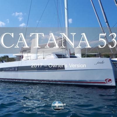 Sold by multihull catana 53 2017 owner s version