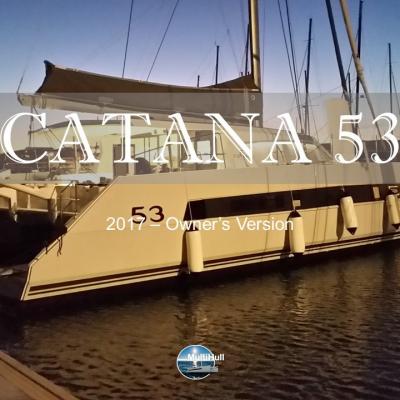 Sold by multihull catana 53 owner s version 2017