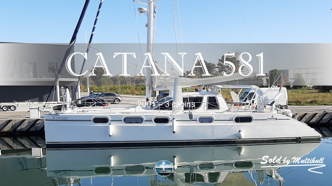 Sold by multihull catana 581