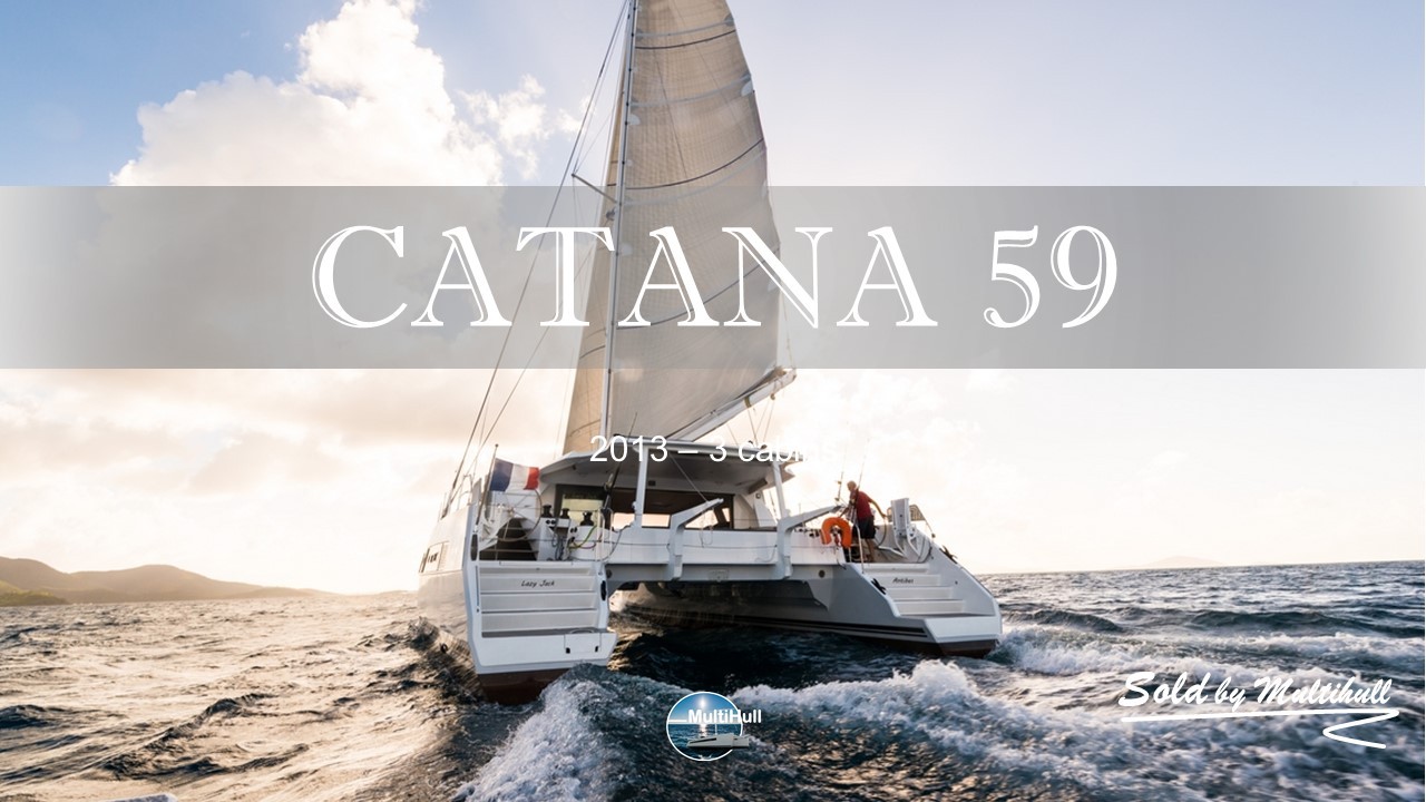 Sold by multihull catana 59 lazy jack