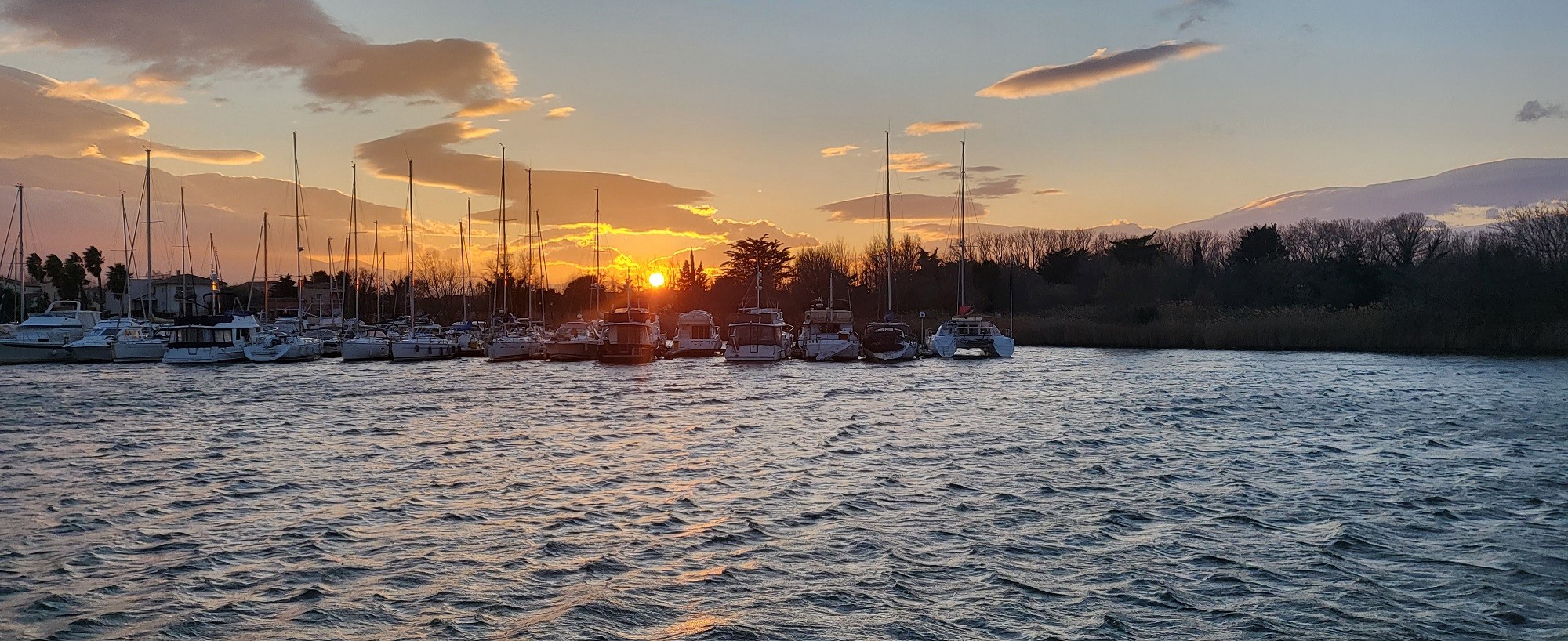 Sunset in st cyprien