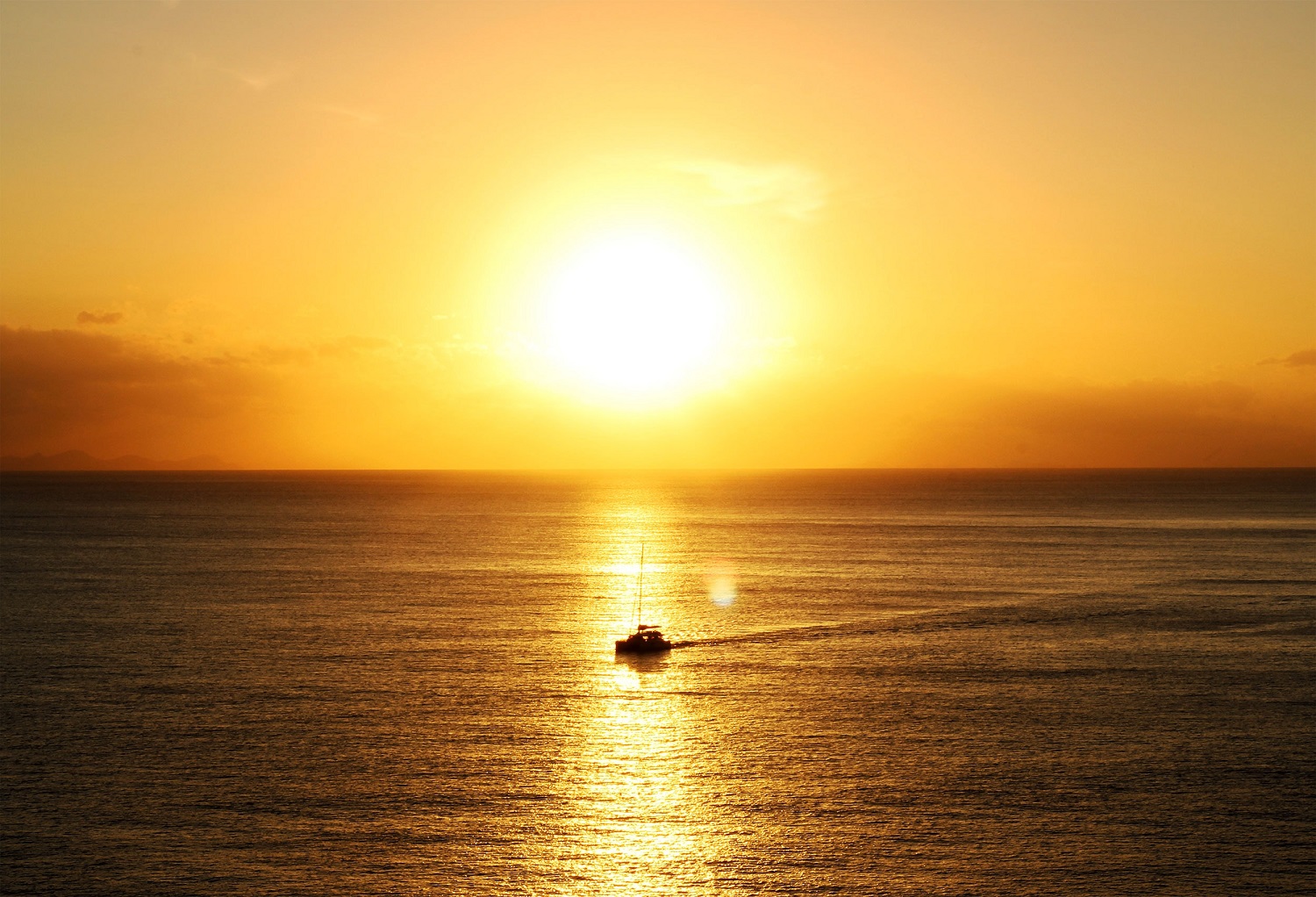 Magnifique lever du soleil