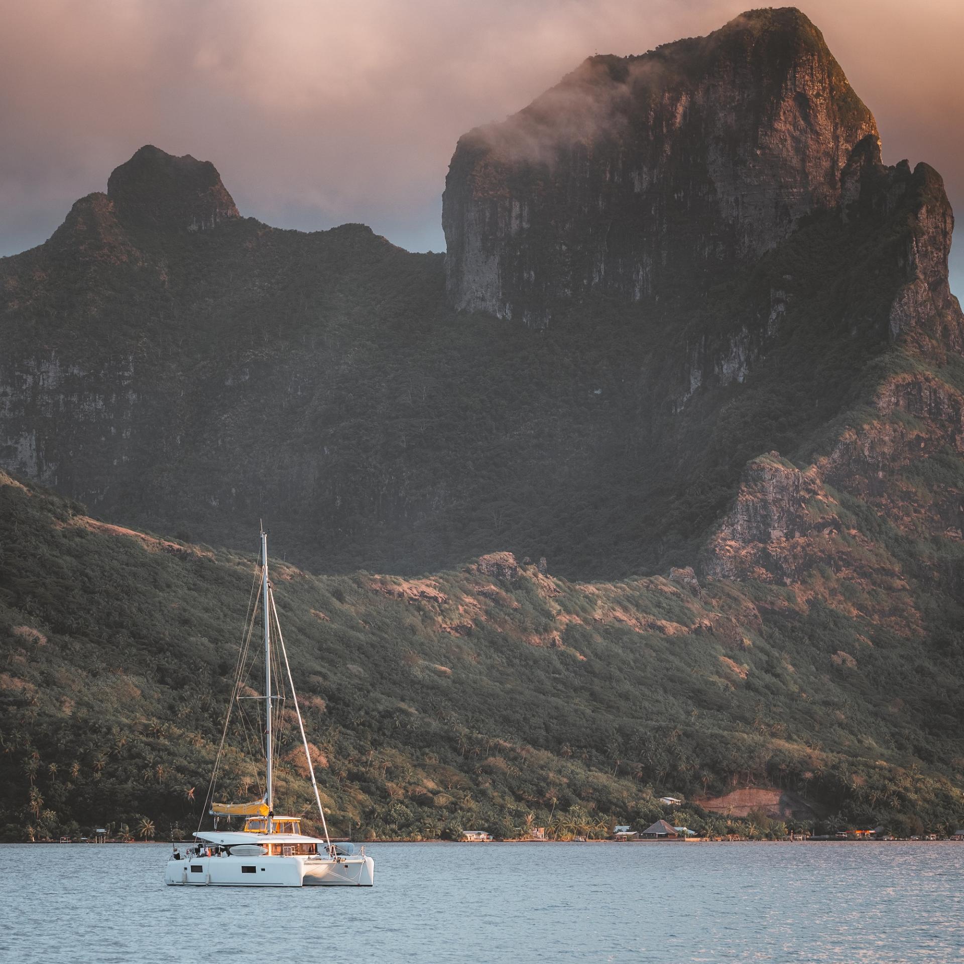 Anchorage at bora bora