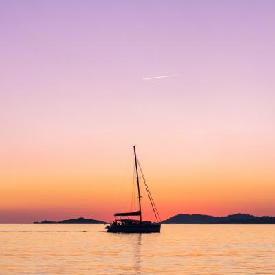 Baie de l ile de porquerolles france