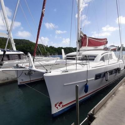 Catana 47 haul out martinique