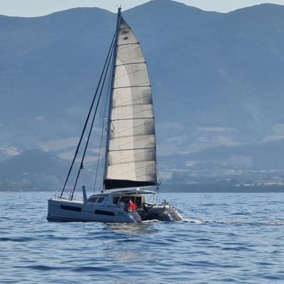Catana 47 sailing sardinia