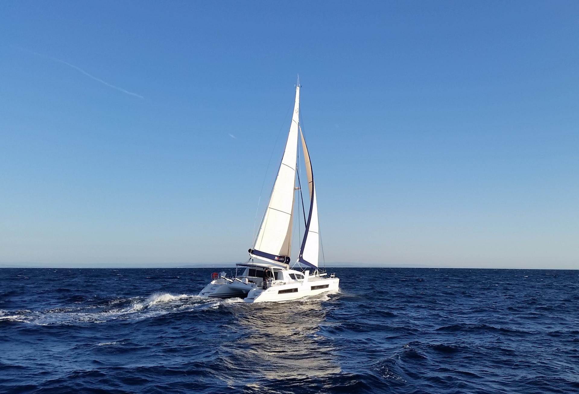 Catana 47 under sails