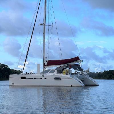 Catana 471 at anchorage