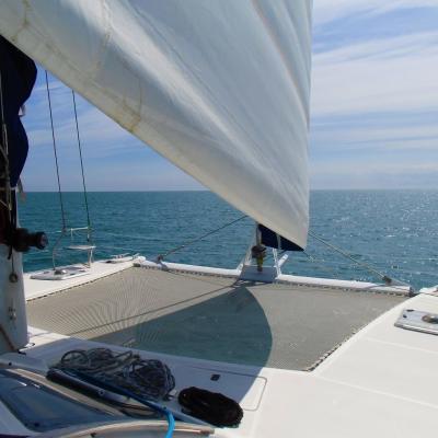 Catana 471 under sails